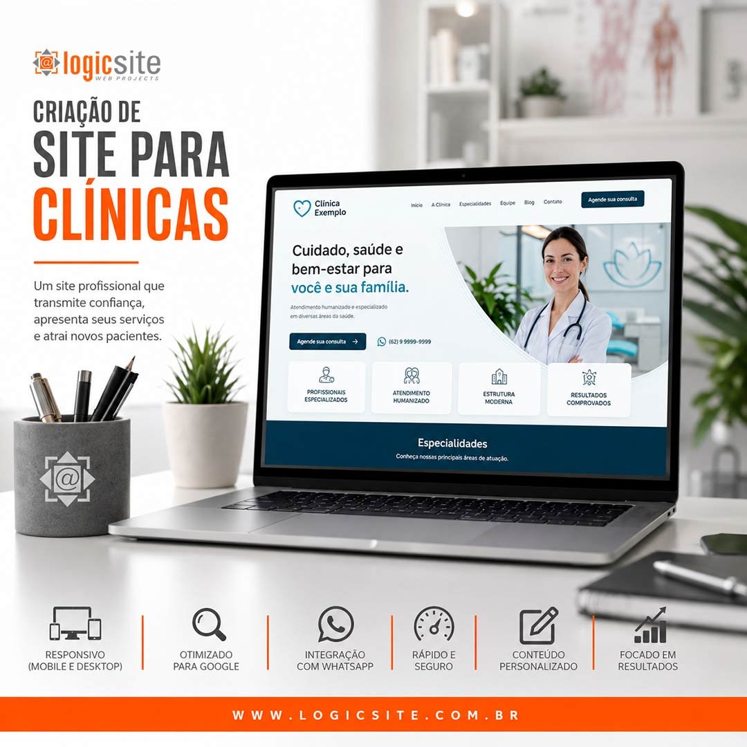 Criação de Site Profissional Clínica